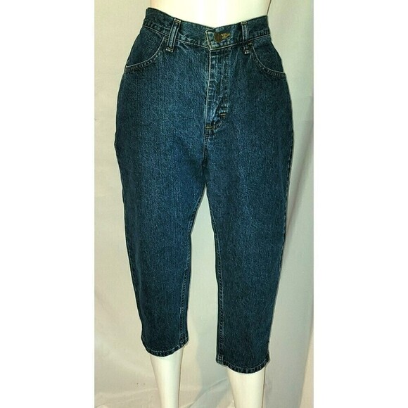Classic Riders by Lee Mid Rise Capri Jeans - Size 8 - Picture 2 of 10